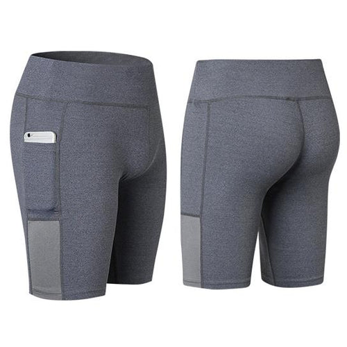 Load image into Gallery viewer, Yoga Shorts Stretchable With Phone Pocket