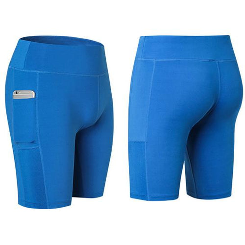 Load image into Gallery viewer, Yoga Shorts Stretchable With Phone Pocket