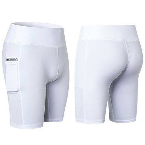Load image into Gallery viewer, Yoga Shorts Stretchable With Phone Pocket
