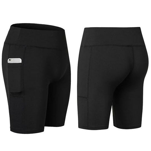 Load image into Gallery viewer, Yoga Shorts Stretchable With Phone Pocket
