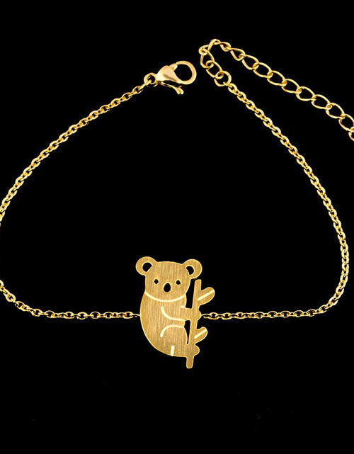 Load image into Gallery viewer, Chain Stainless Steel Women Men Koala Bracelet