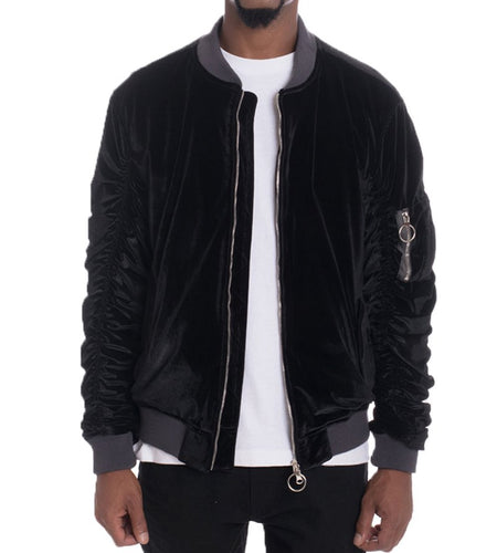 VELOUR BOMBER