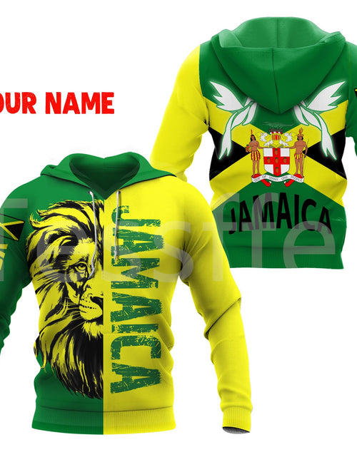 Load image into Gallery viewer, Tessffel County Flag Africa Jamaica King Emblem Lion NewFashion Tracksuit 3DPrint Men/Women Streetwear Pullover Funny Hoodies A2
