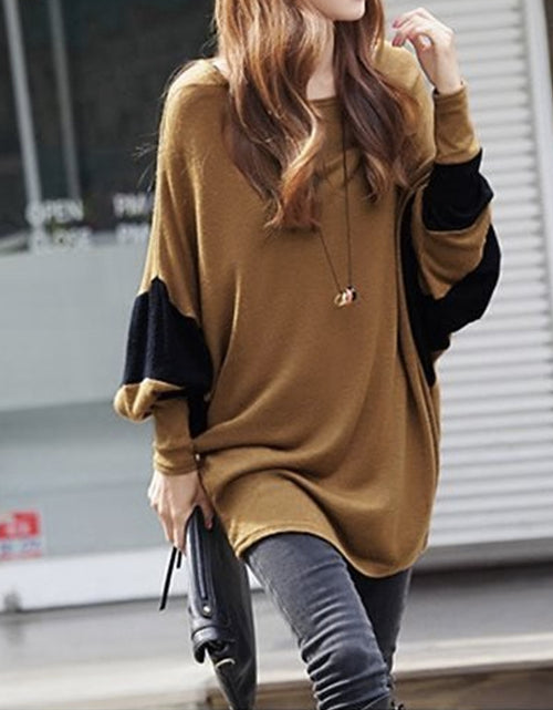 Load image into Gallery viewer, Womens Casual Batwing Top
